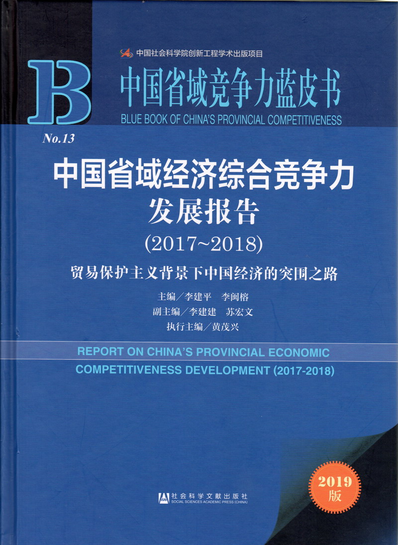 操56逼中国省域经济综合竞争力发展报告（2017-2018）